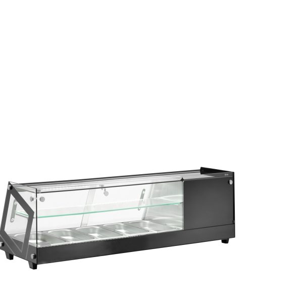 Rashladna izlozbena vitrina Amitek AK513VTB — 5 x GN 1/3, za tapase