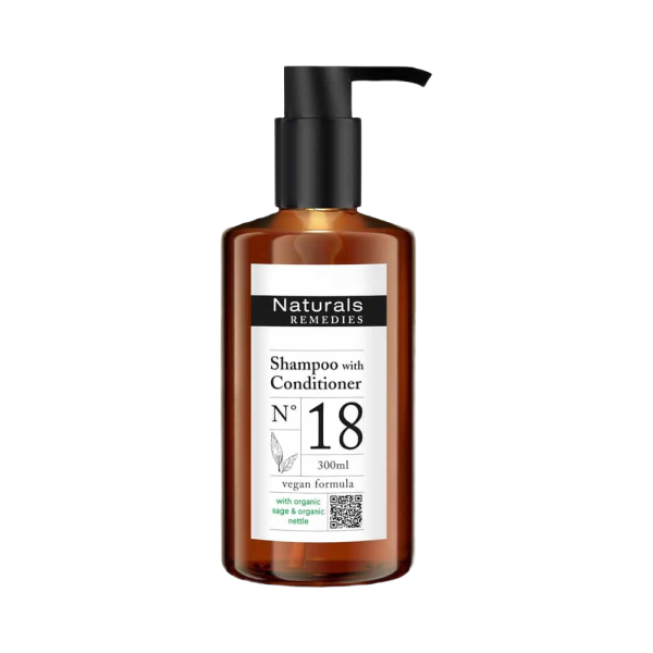 Šampon sa regeneratorom Natural Remedies u pump dispenzeru — 300 ml